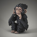 Edge Sculpture - Baby Chimpanzee 'Hear No Evil'