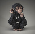 Edge Sculpture - Baby Chimpanzee 'Hear No Evil'