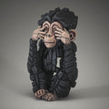 Edge Sculpture - Baby Chimpanzee 'See No Evil'