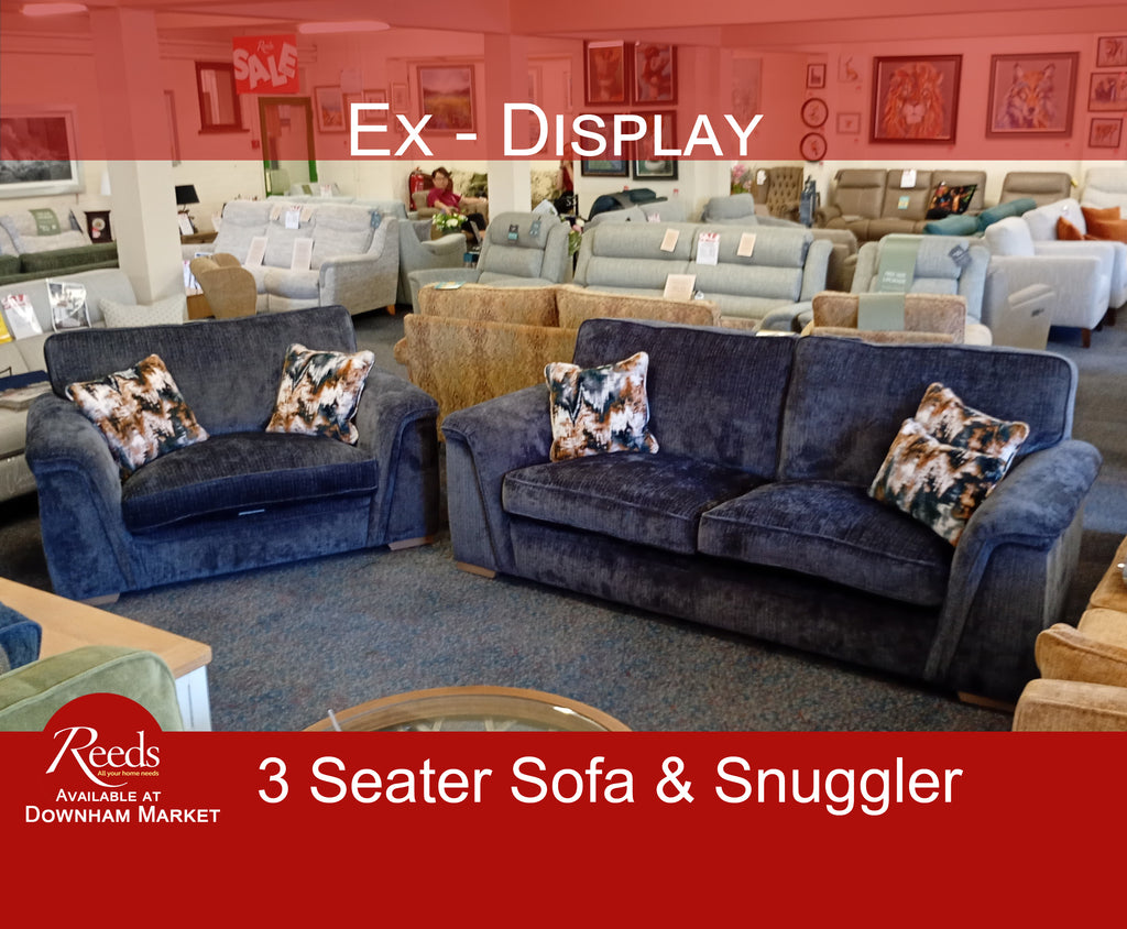Calvin - 3 Seater Sofa & Snuggler