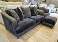 Delia - 3 Seater Sofa, Snuggler and Footstool