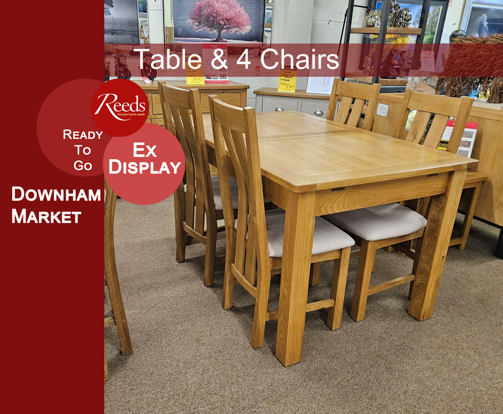Dorset - Table and 4 Chairs