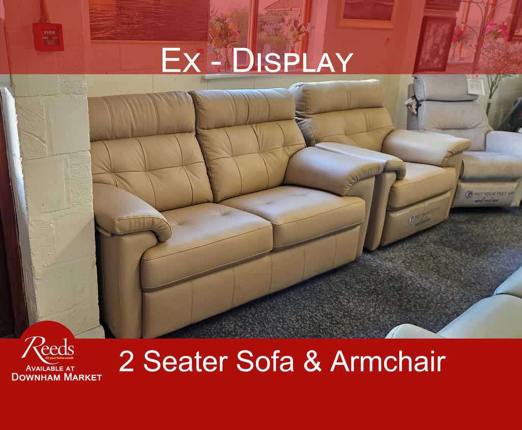 G Plan - Laurie - 2 Seater Sofa & Powered Recliner Armchair