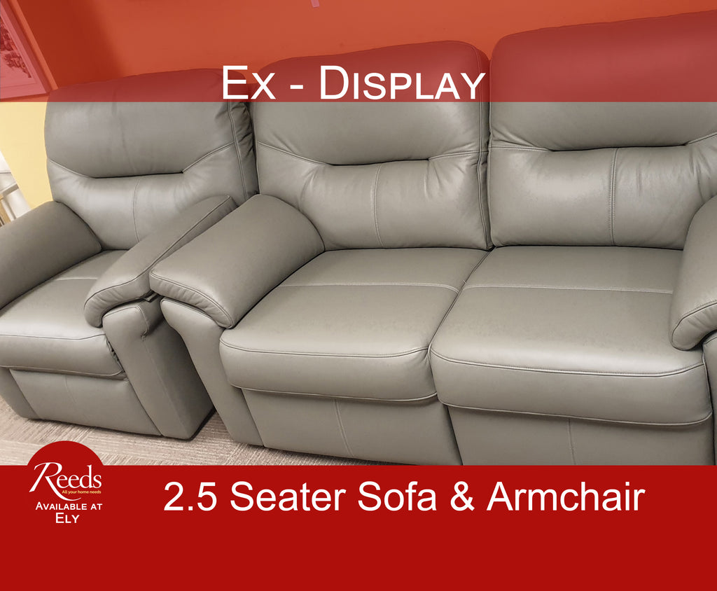 G Plan - Seattle - 2.5 Seater Sofa & Powered Recliner Armchair