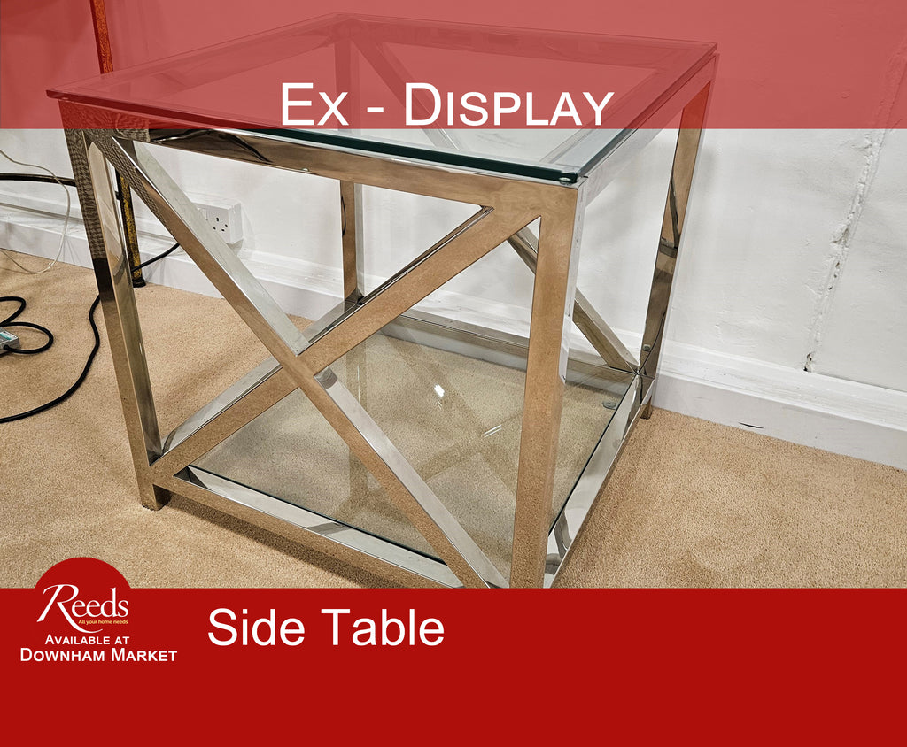 Glass Side Table
