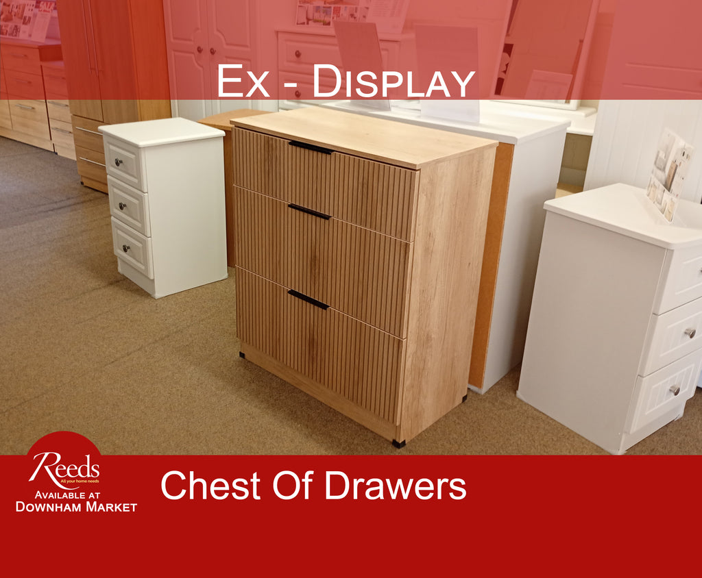 Java - 3 Drawer Deep Chest of Drawers