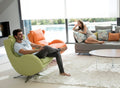 Fama - Lenny Swivel Chair & Footstool