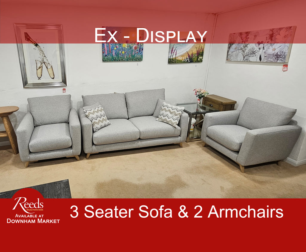 Lotis - 3 Seater Sofa & 2 x Armchairs