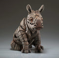 Edge Sculpture - Rhinoceros Calf - White