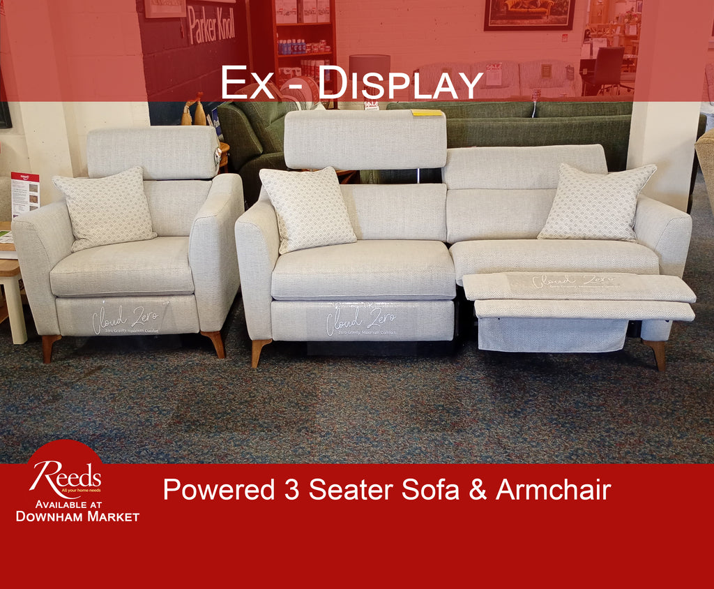 Redding - Powered 3 Seater Sofa & Armchair
