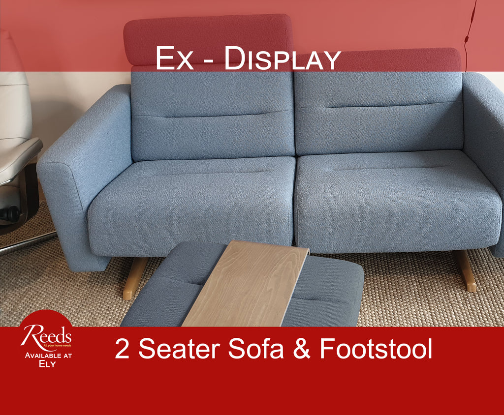 Stressless - Stella - 2 Seater Sofa & Footstool