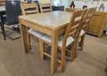 Thursford - Table & 4 Chairs