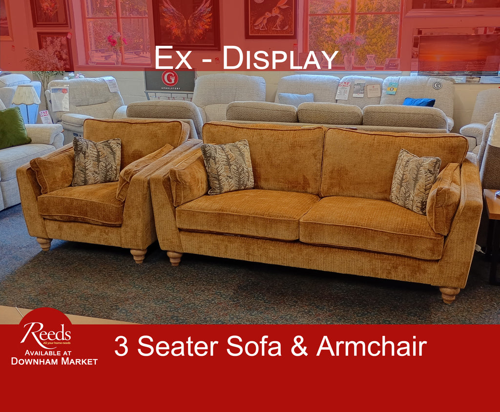 Veridian - 3 Seater Sofa & Armchair