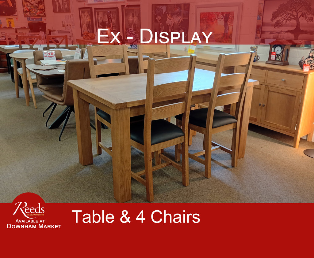 Wiltshire - Table & 4 Chiars
