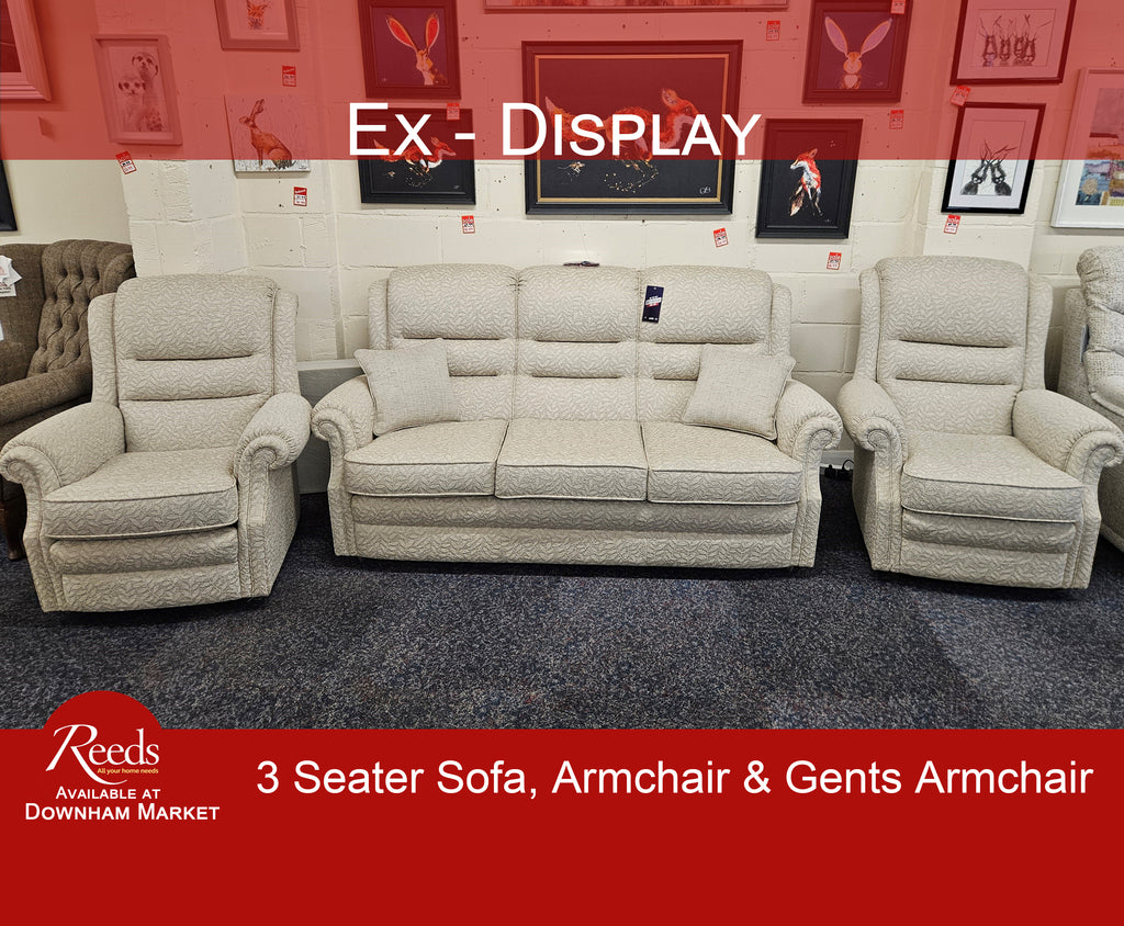 Langfield - 3 Seater Sofa, Armchair and Gents Armchair
