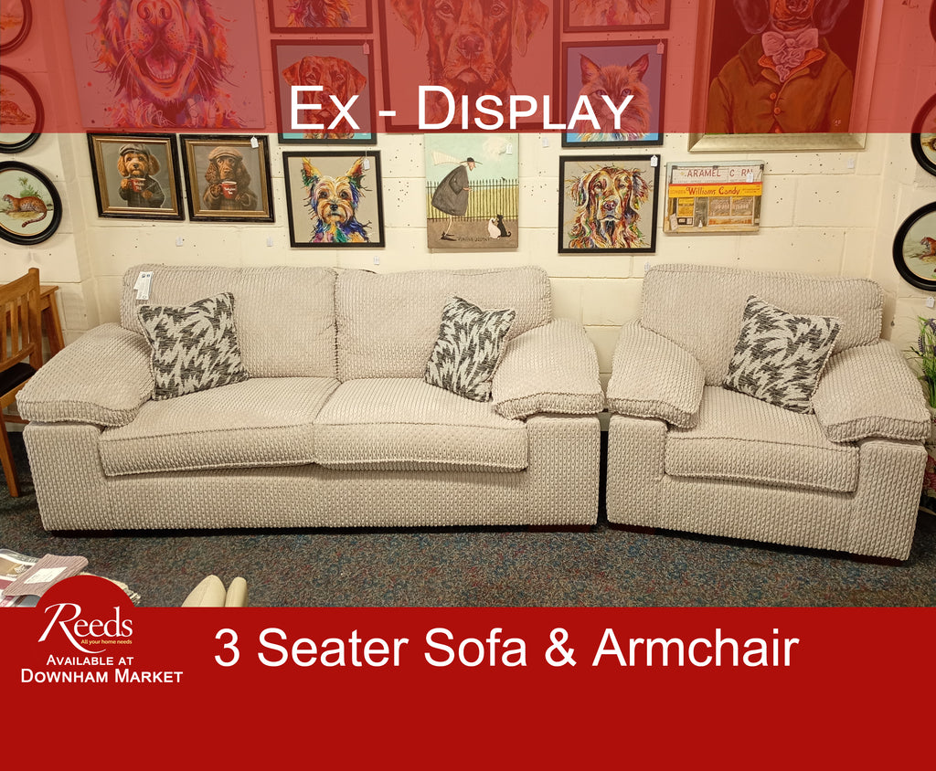 Lauren - 3 Seater Sofa & Armchair