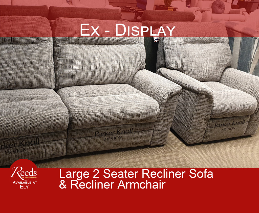 Parker Knoll - Hudson - Large 2 Seater Recliner Sofa & Recliner Armchair