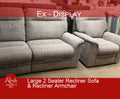 Parker Knoll - Hudson - Large 2 Seater Recliner Sofa & Recliner Armchair