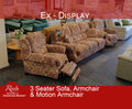 Parker Knoll - Oakham - 3 Seater Sofa, Armchair & Armchair with Powered Footrest