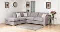 Brooklyn 2 by 1 Seater and Footstool Sofa Bed Corner Group