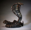 Edge Sculpture Cobra Snake Figure - Copper Brown