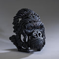 Edge Sculpture Gorilla Bust - Black