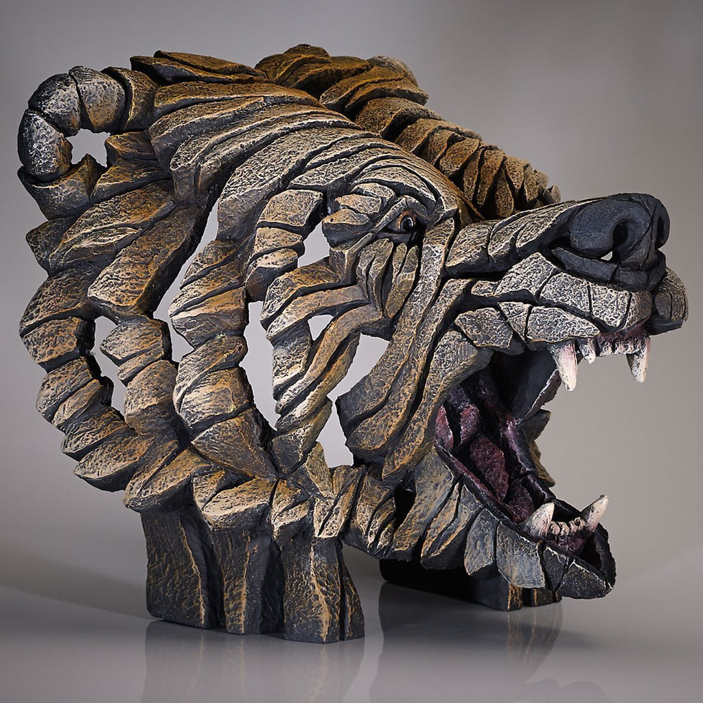 Edge　Bust　Reeds　Bear　Sculpture　–　Grizzly　Homestore