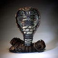 Edge Sculpture Cobra Snake Figure - Copper Brown
