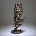Edge Sculpture - Owl Figure - Golden