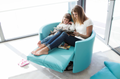 Fama Moonrise Swivel Recliner Chair