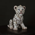 Edge Sculpture - Lion Cub - White