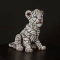 Edge Sculpture - Lion Cub - White