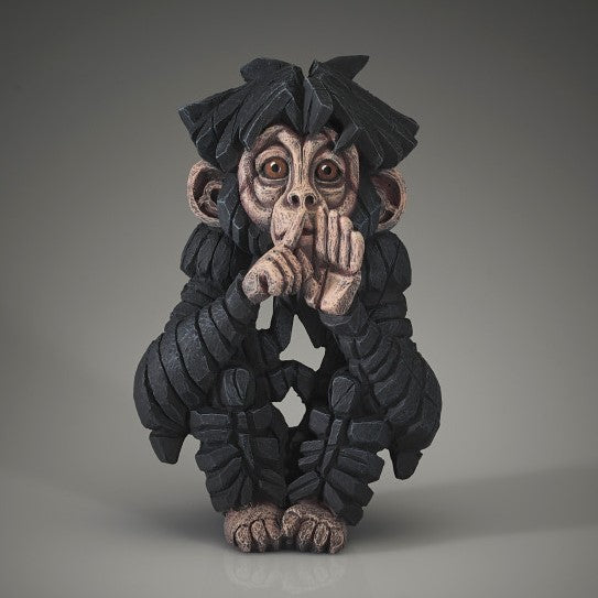 Edge Sculpture Baby Chimpanzee 'Speak No Evil'
