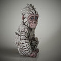 Edge Sculpture - Baby Gorilla - Snowflake