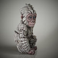 Edge Sculpture Baby Gorilla - Snowflake
