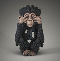Edge Sculpture - Baby Chimpanzee 'See No Evil'