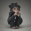 Edge Sculpture - Baby Chimpanzee 'Speak No Evil'